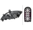 HELLA Far Sağ, H7/H7/H7, PY21W, W21/5W, ampullü, far seviyeleme motorlu — Mercedes-Benz Vito (8)