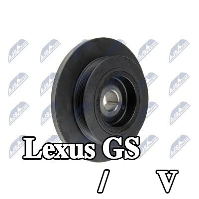 NTY بكرة انحراف/توجيه، حزام V — Lexus Gs