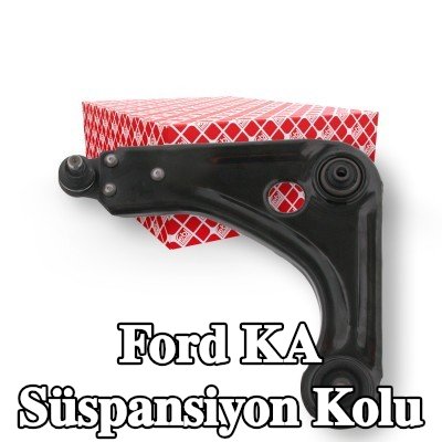 FEBI BILSTEIN Ön Aks Sol Süspansiyon Kolu, Alt, Çelik Sac, bilyeli mafsal ile, lastik yastıklı — 2000 Ford Ka