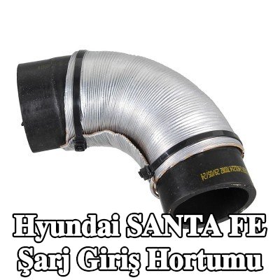 METZGER Şarj Cihazı Emme Hortumu Şarj Havası Soğutucusu, Emme, Arka, Üst, kelepçeler olmadan — 2016 Hyundai Santa Fe