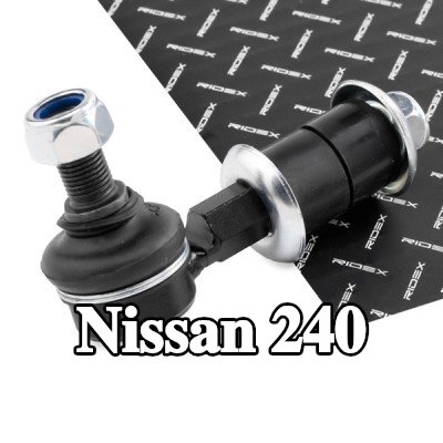 RIDEX وصلة قضيب مانع الانقلاب المحور الأمامي كلا الجانبين, الفولاذ — Nissan 240
