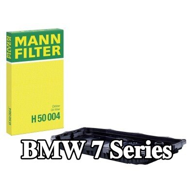 MANN-FILTER فلتر ناقل الحركة الأوتوماتيكي مع حشية/مانع تسرب, مع سدادة تصريف الزيت — BMW 7 Series