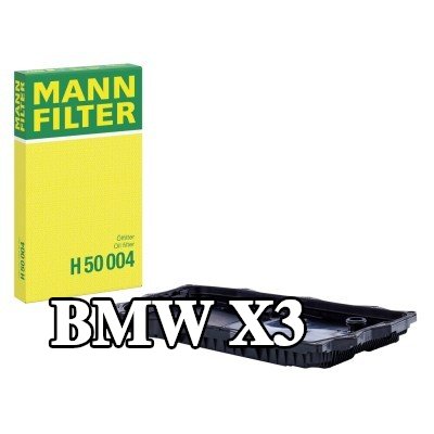 MANN-FILTER فلتر ناقل الحركة الأوتوماتيكي مع حشية/مانع تسرب, مع سدادة تصريف الزيت — BMW X3