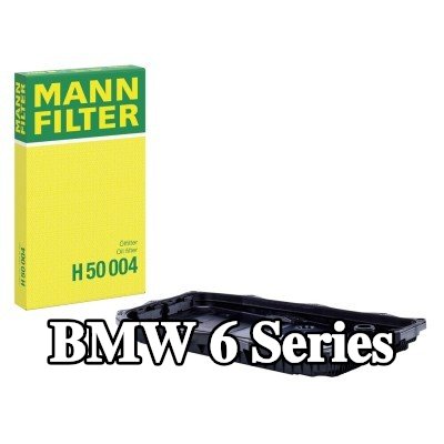 MANN-FILTER فلتر ناقل الحركة الأوتوماتيكي مع حشية/مانع تسرب, مع سدادة تصريف الزيت — BMW 6 Series