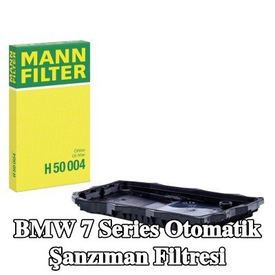 MANN-FILTER Conta/sızdırmazlık elemanlı otomatik şanzıman filtresi, yağ tahliye tapalı — BMW 7 Series