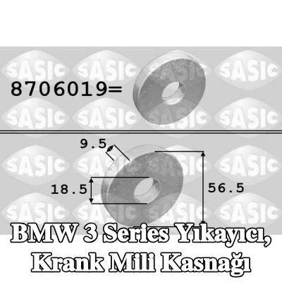 SASIC Yıkayıcı, krank mili kasnağı — BMW 3 Series