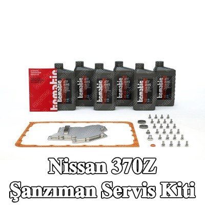 TCMATIC Şanzıman servis kiti Yağ Değişimi (boşaltma yoluyla), aksesuarlarla, standart yağ değişimi için yağ miktarı ile — Nissan 370z