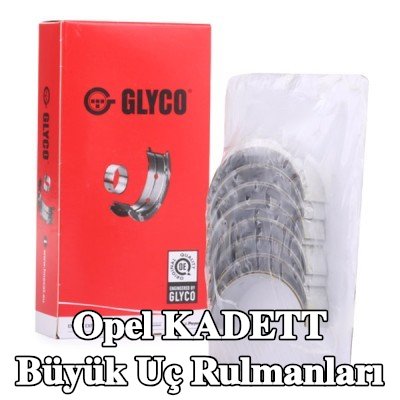 GLYCO Bronz kaplı çelik sırtlı büyük uç rulmanları — Opel Kadett
