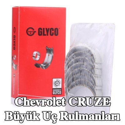 GLYCO Bronz kaplı çelik sırtlı büyük uç rulmanları — Chevrolet Cruze