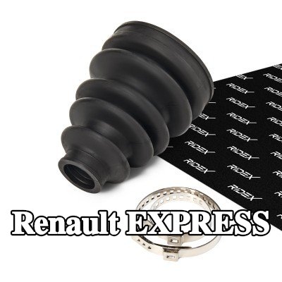 RIDEX طقم غطاء مفصل CV, عمود الإدارة المحور الأمامي, جانب العجلة, البلاستيك الحراري — Renault Express