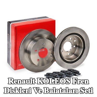 MAPCO Fren diskleri ve balataları seti Arka Aks, Havalandırmalı — Renault Koleos