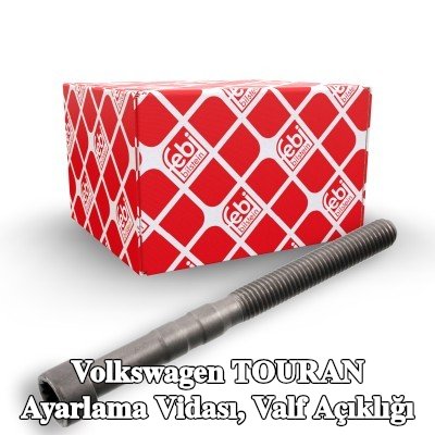 FEBI BILSTEIN Ayarlama vidası, valf açıklığı — Volkswagen Touran