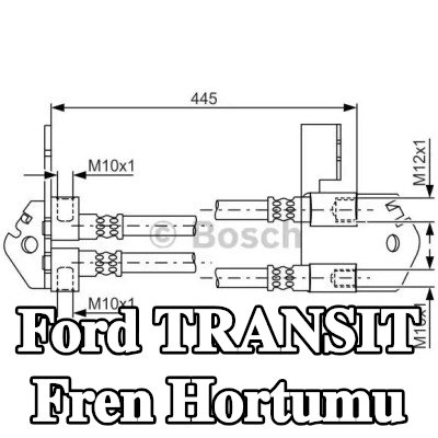 BOSCH Fren hortumu 445mm — 2012 Ford Transit