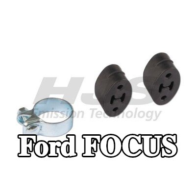 HJS طقم تركيب العادم مع مشبك — Ford Focus