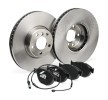 RIDEX Fren diskleri ve balataları seti Ön Aks, içten havalandırmalı, piston klipsli — 2012 BMW 5 Series (4)