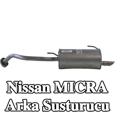 BOSAL Arka susturucu — 2012 Nissan Micra