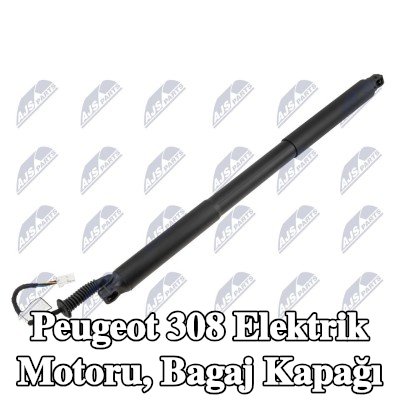 NTY Elektrik motoru, bagaj kapağı — Peugeot 308