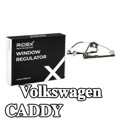 RIDEX مُحرك النوافذ الأمامي الأيمن, كهربائي, بدون محرك كهربائي — 2012 Volkswagen Caddy