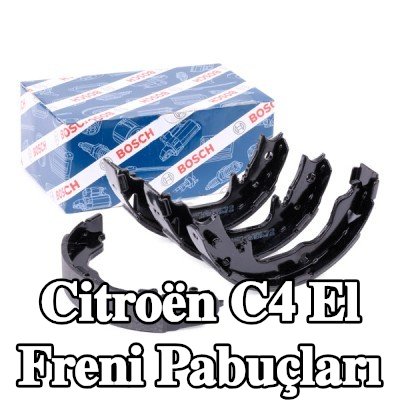 BOSCH El freni pabuçları — Citroën C4