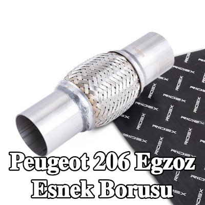 RIDEX Boru soketli egzoz esnek borusu — 2000 Peugeot 206