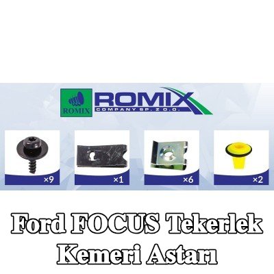 ROMIX Tekerlek kemeri kaplaması Kanat, iç — 2016 Ford Focus