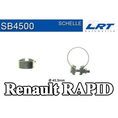 LRT موصل الأنابيب، نظام العادم — Renault Rapid