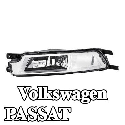 HELLA مصباح ضباب يسار, H8, P21W, مع لمبات — Volkswagen Passat