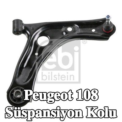 FEBI BILSTEIN Süspansiyon kolu Ön Aks Sağ, Alt, dış, Çelik Sac, bilyeli mafsal ile, lastik yastıklı — Peugeot 108