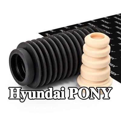 RIDEX طقم غطاء الغبار, ممتص الصدمات المحور الأمامي — Hyundai Pony