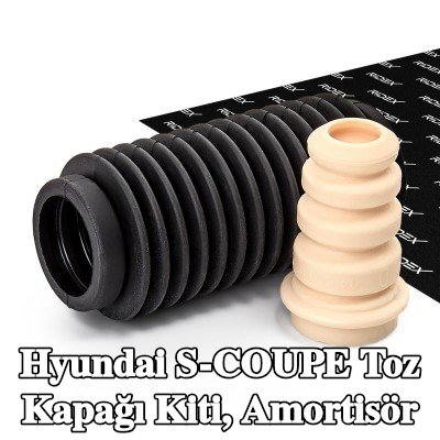 RIDEX Toz kapağı kiti, amortisör Ön Aks — Hyundai S-coupe