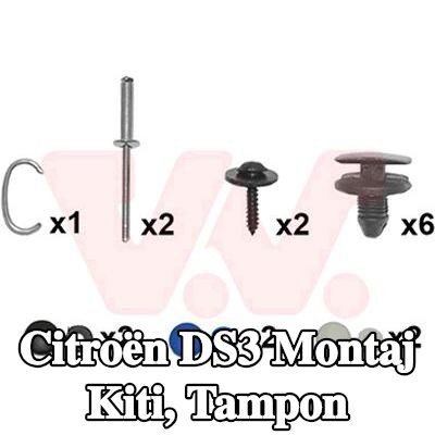 VAN WEZEL Montaj Kiti, tampon — Citroën Ds3