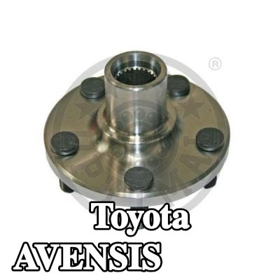 OPTIMAL محور العجلة المحور الأمامي, مع مسامير العجلة — 2000 Toyota Avensis