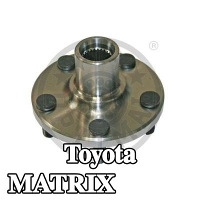 OPTIMAL محور العجلة المحور الأمامي, مع مسامير العجلة — 2002 Toyota Matrix