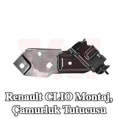 VAN WEZEL Montaj, çamurluk tutucusu — Renault Clio