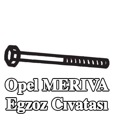 BOSAL Egzoz cıvatası — Opel Meriva