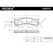 RIDEX مجموعة وسادات الفرامل للمحور الأمامي, 19mm — Chevrolet Express (5)