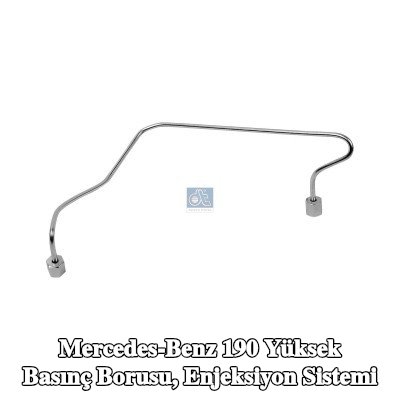 DT Spare Parts Yüksek Basınç Borusu, enjeksiyon sistemi — Mercedes-Benz 190