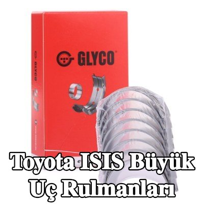 GLYCO Büyük Uç Yatakları Çelik tabanlı alüminyum alaşımı — Toyota Isis