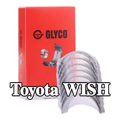 GLYCO محامل الطرف الكبير من سبائك الألومنيوم على قاعدة فولاذية — Toyota Wish