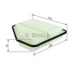 BOSCH Hava filtresi — Lexus Sc (1)