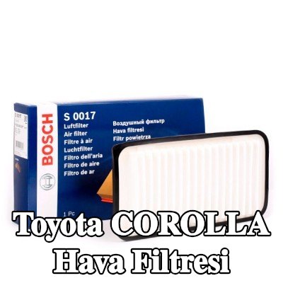 BOSCH Hava filtresi — 2002 Toyota Corolla