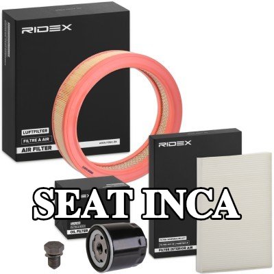 RIDEX مجموعة الفلاتر — SEAT Inca