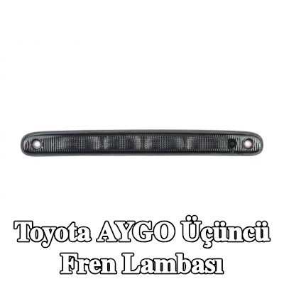 ABAKUS Üçüncü fren lambası Merkez, ampul içermez, entegre cam yıkama sıvısı püskürtücülü — 2012 Toyota Aygo