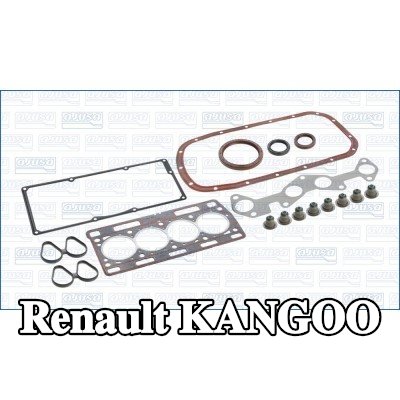 AJUSA مجموعة حشيات كاملة, محرك مزود بحشية رأس الأسطوانة, مع أختام ساق الصمام — Renault Kangoo