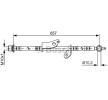 BOSCH Fren hortumu 657mm — Toyota Verso (1)