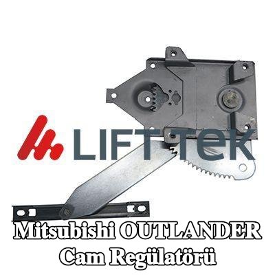 LIFT-TEK Sağ arka cam regülatörü, Elektrikli, elektrik motoru olmadan — Mitsubishi Outlander