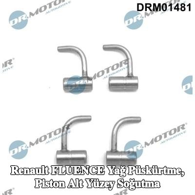 DR.MOTOR AUTOMOTIVE Yağ püskürtme, piston alt yüzey soğutma — 2012 Renault Fluence