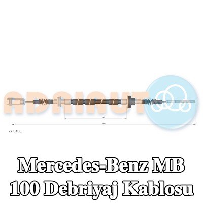 ADRIAUTO Debriyaj kablosu — Mercedes-Benz Mb 100