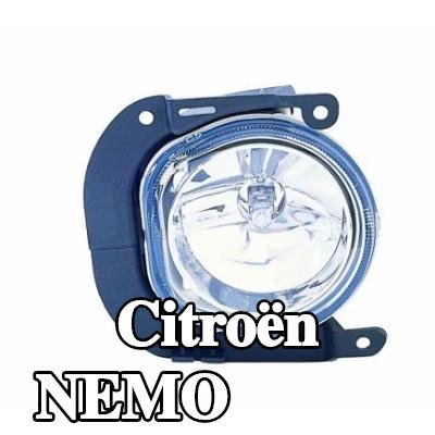 ABAKUS مصباح ضباب يسار, H1, بدون لمبة, بدون حامل لمبة — Citroën Nemo