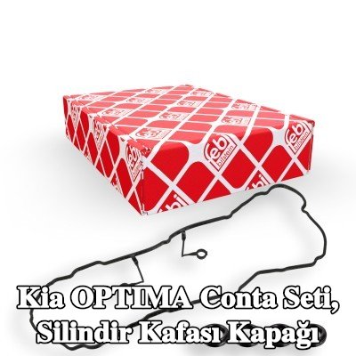 FEBI BILSTEIN Conta seti, silindir kafası kapağı NBR (nitril butadien kauçuk) — Kia Optima